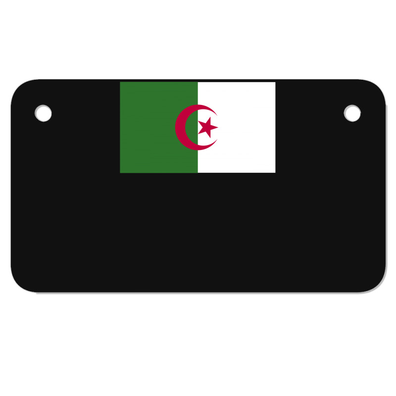 Algeria Flag Motorcycle License Plate | Artistshot