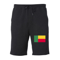 Benin Flag Fleece Short | Artistshot