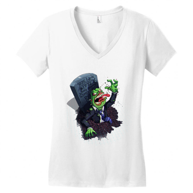 Shadman,shadbase,cartoon,badass,vulture,anime,text,outer Banks,hallowe Women's V-Neck T-Shirt by Ha Thu | Artistshot