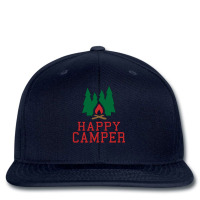 Happy Camper Printed Hat | Artistshot