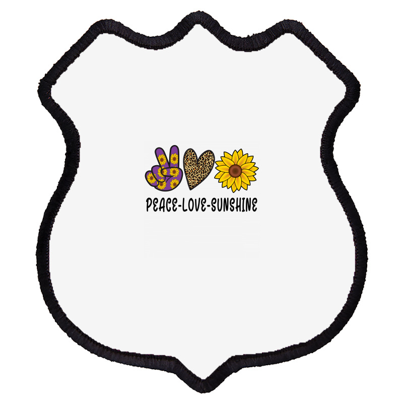 Peace Love Sunshıne Shield Patch | Artistshot