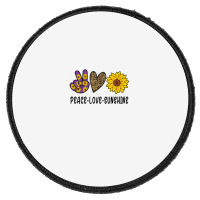 Peace Love Sunshıne Round Patch | Artistshot