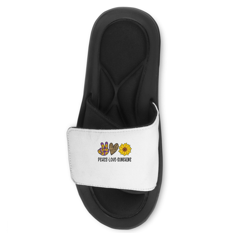 Peace Love Sunshıne Slide Sandal | Artistshot