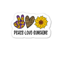 Peace Love Sunshıne Sticker | Artistshot