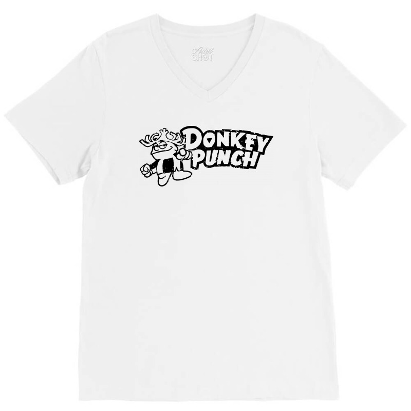 Donkey Punch V-Neck Tee by liqualyfu | Artistshot