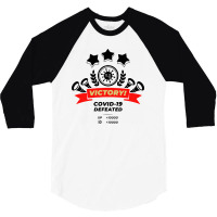 Defeated 3/4 Sleeve Shirt | Artistshot