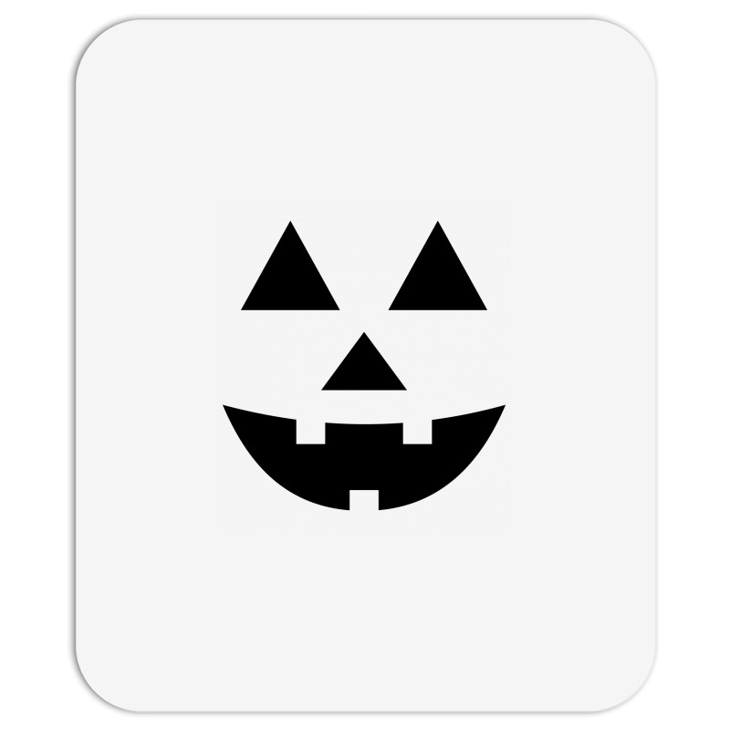 Black Pumpkin Face For Halloween Costumes Mousepad | Artistshot