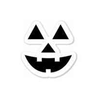 Black Pumpkin Face For Halloween Costumes Sticker | Artistshot