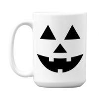 Black Pumpkin Face For Halloween Costumes 15 Oz Coffee Mug | Artistshot