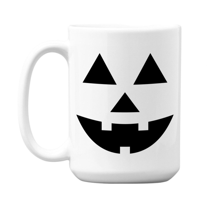 Black Pumpkin Face For Halloween Costumes 15 Oz Coffee Mug | Artistshot