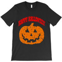 Happy Halloween Vintage Pumpkin T-shirt | Artistshot