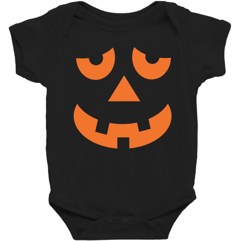 Halloween Costume Face Baby Bodysuit by Qudkin | Artistshot