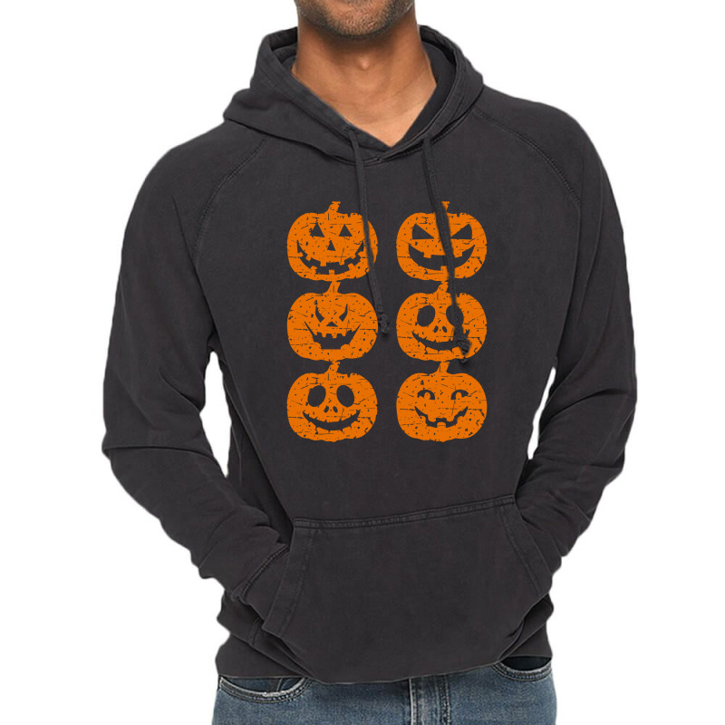 Pumpkin Crew Retro Squad Vintage Hoodie by Qudkin | Artistshot