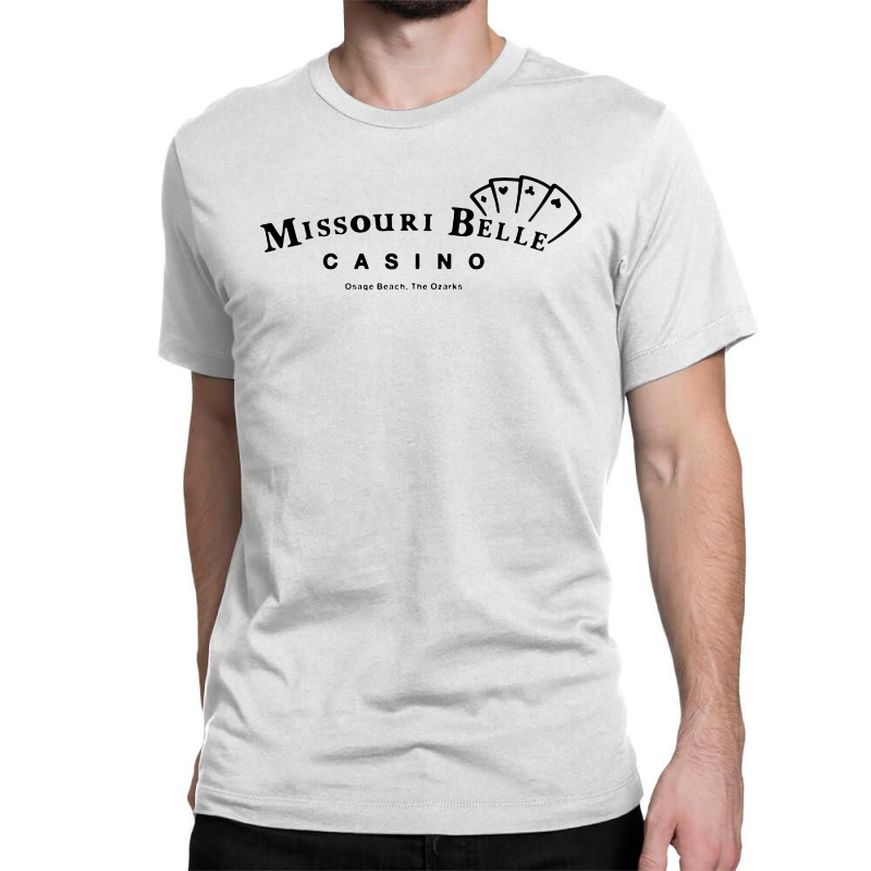Custom Missouri Belle Casino Ozarks Mo Classic Tshirt By Megumi