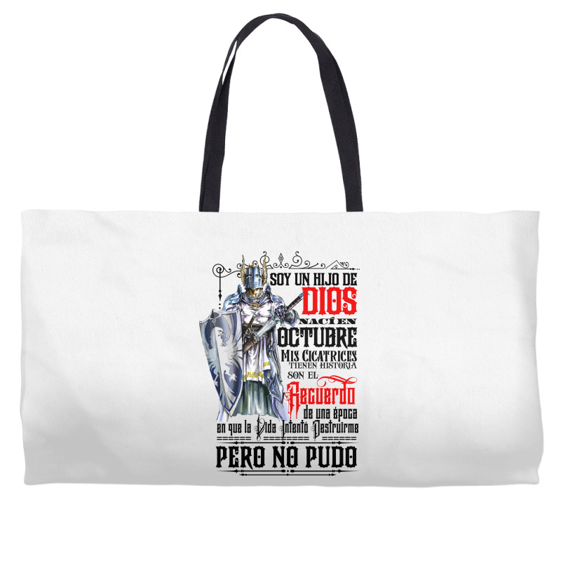 Soy Un Hijo De Dios Weekender Totes | Artistshot