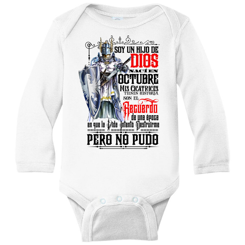 Soy Un Hijo De Dios Long Sleeve Baby Bodysuit | Artistshot