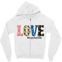 Love Teacher Zipper Hoodie | Artistshot