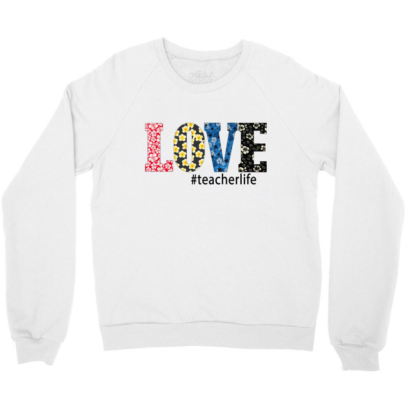 Love Teacher Crewneck Sweatshirt | Artistshot