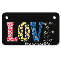 Love Teacher Motorcycle License Plate | Artistshot