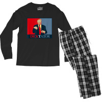 Dicktator Trump Men's Long Sleeve Pajama Set | Artistshot