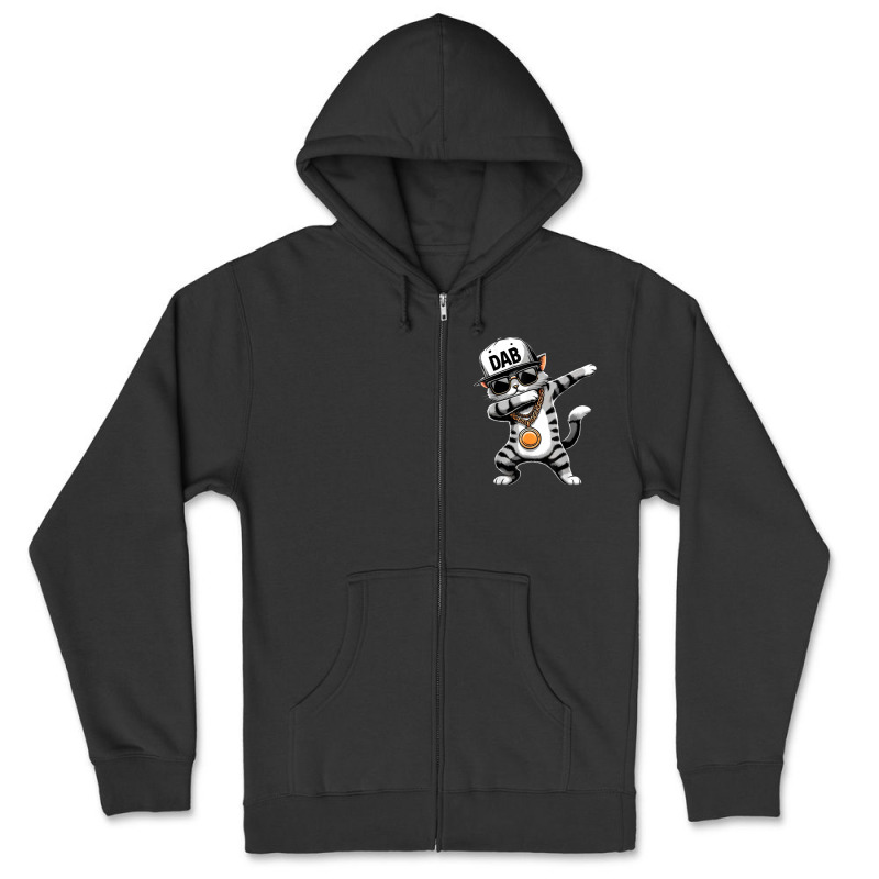 Cat1577 Zipper Hoodie By Hglan77 - Artistshot