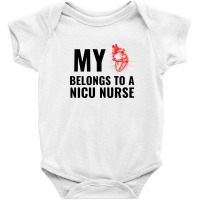 Nicu Nurse Funny Heart Baby Bodysuit | Artistshot