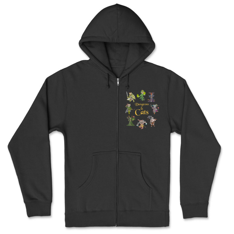 Cat1717 Zipper Hoodie By Hglan77 - Artistshot