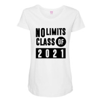 No Limits Class Of 2021 Maternity Scoop Neck T-shirt | Artistshot