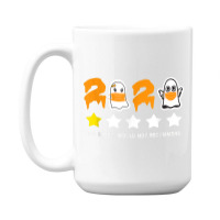 2020 Review One Star Rating Boo Sheet 15 Oz Coffee Mug | Artistshot