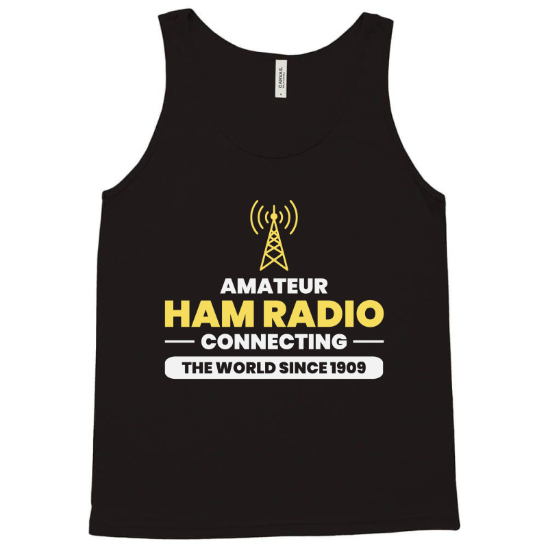 Amateur Ham Radio Operator Dad Grandpa Funny Gift Tank Top by Tasteful Tees | Artistshot