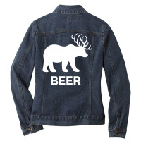 Beer Ladies Denim Jacket | Artistshot