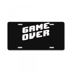game over License Plate | Artistshot