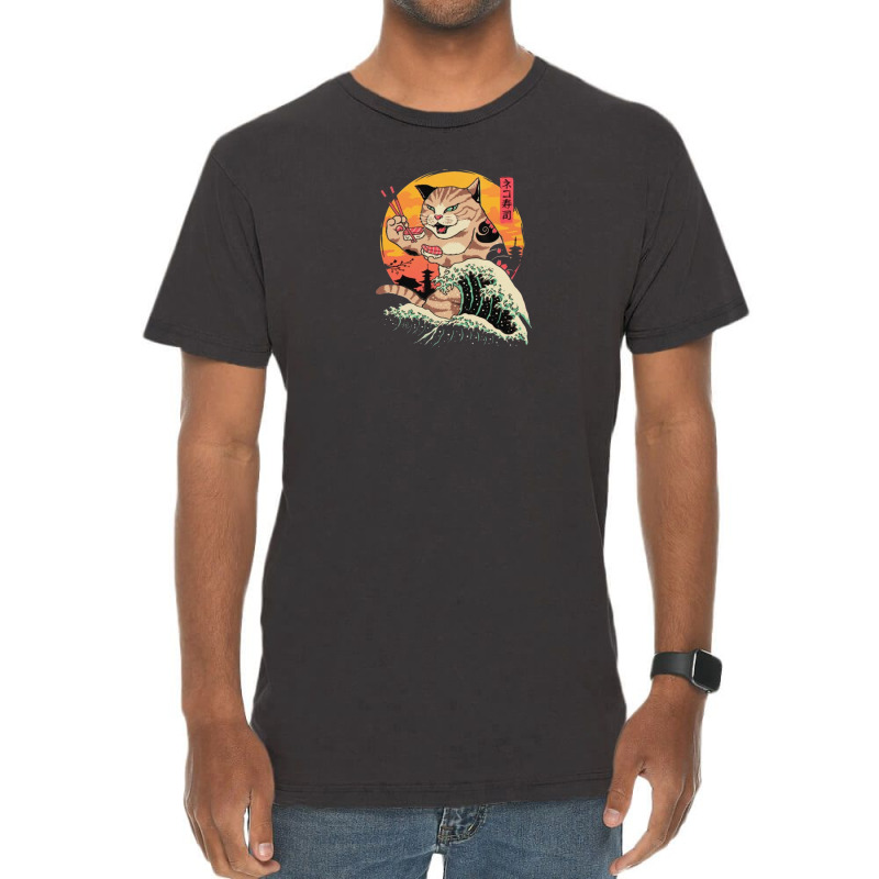 Cat Vintage T-Shirt by Disgus_Thing | Artistshot