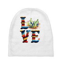 Cactus Love Baby Beanies | Artistshot