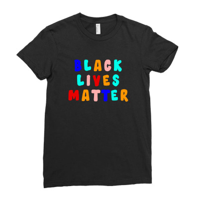 Blm Ladies Fitted T-shirt Designed By Black Box