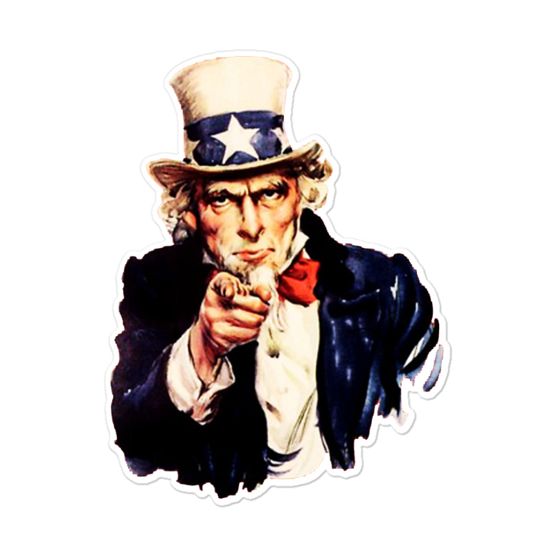 Custom Uncle Sam Sticker By Kathrin Sutter - Artistshot