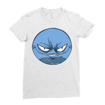Grinning Emoji Ladies Fitted T-shirt Designed By Zizahart