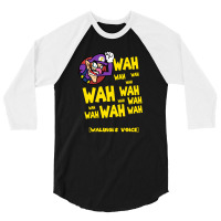 Waluigi Voice ( Wah ) 3/4 Sleeve Shirt | Artistshot