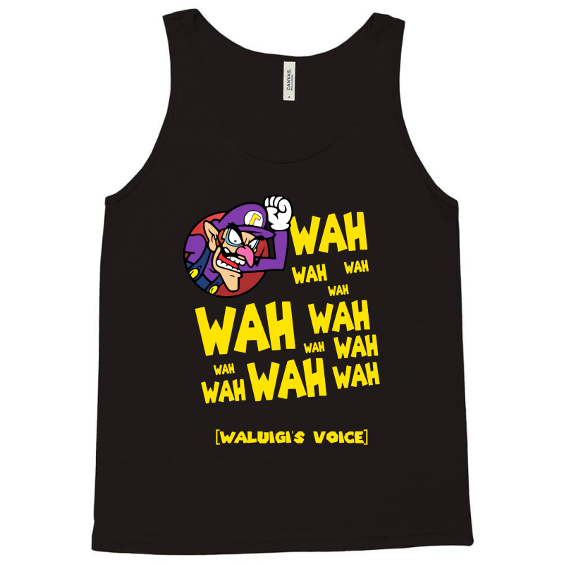 Waluigi Voice ( Wah ) Tank Top by agus loli | Artistshot