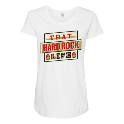 hard rock life Maternity Scoop Neck T-shirt | Artistshot