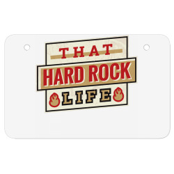 hard rock life ATV License Plate | Artistshot