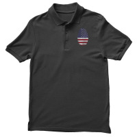 Usa Flag Finger Print Men's Polo Shirt | Artistshot