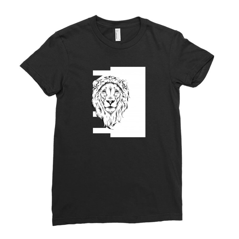 Lion Ladies Fitted T-Shirt by Disgus_Thing | Artistshot