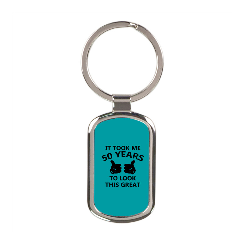 It Took Me 50 Years To Look This Great Rectangle Keychain | Artistshot