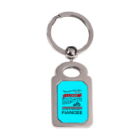 This Fiance Loves Motorcycles Silver Rectangle Keychain | Artistshot