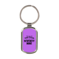 Not Everyone Looks This Good At Seventy Nine Rectangle Keychain | Artistshot
