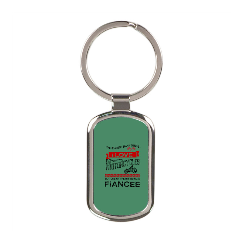 This Fiance Loves Motorcycles Rectangle Keychain | Artistshot