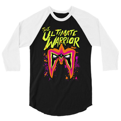 The Ultimate Wrestler 3/4 Sleeve Shirt Designed By Mdk Art