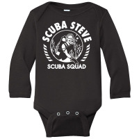 Scuba Steve Dive Squad Long Sleeve Baby Bodysuit | Artistshot