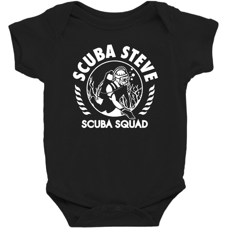 Scuba Steve Dive Squad Baby Bodysuit by Firework Tess | Artistshot